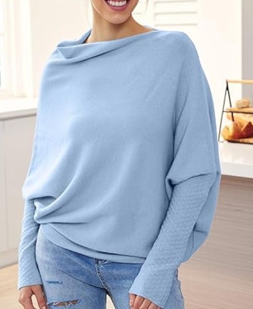 ✨Asymmetric Draped Jumper